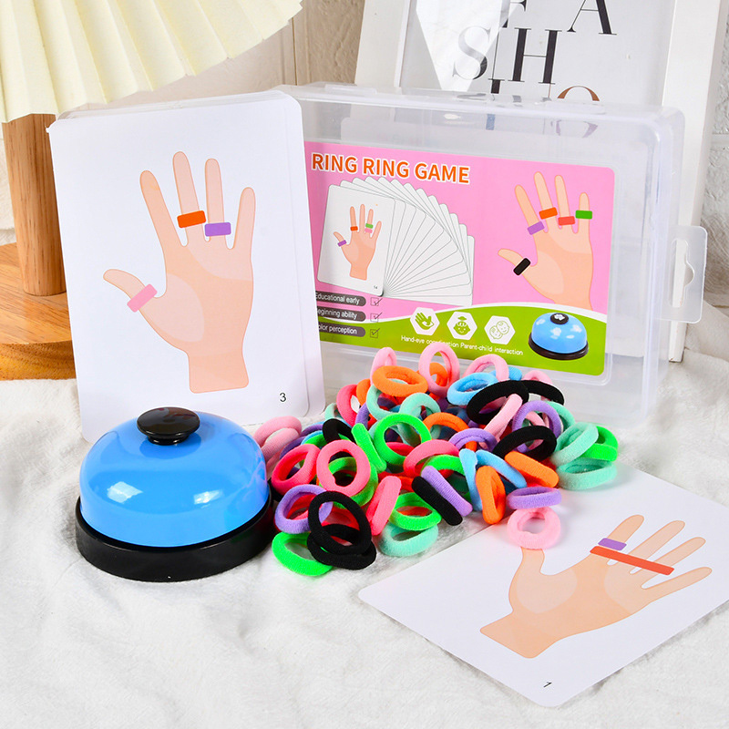 Kids Education Material - Gioco da tavolo con anello per