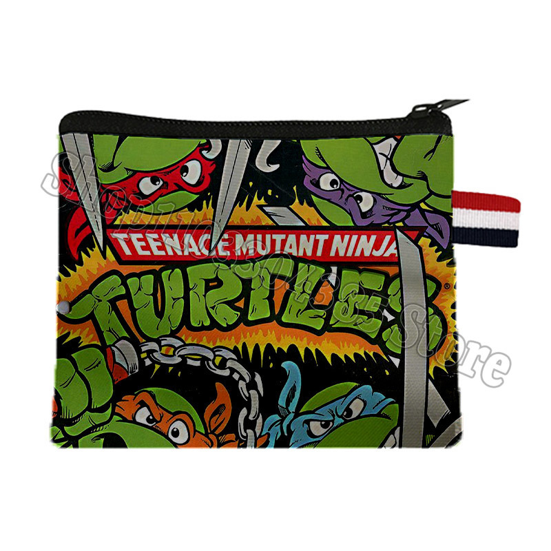 Kids Education Money - Portamonete delle Tartarughe Ninja per Bambini,