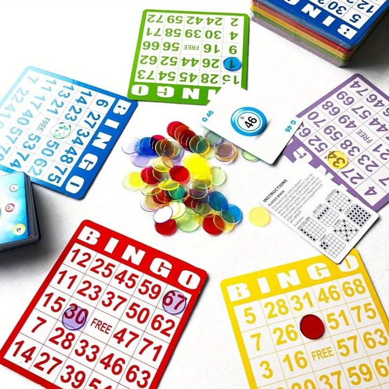 Kids Education Group - 50/100 pezzi di carte da bingo