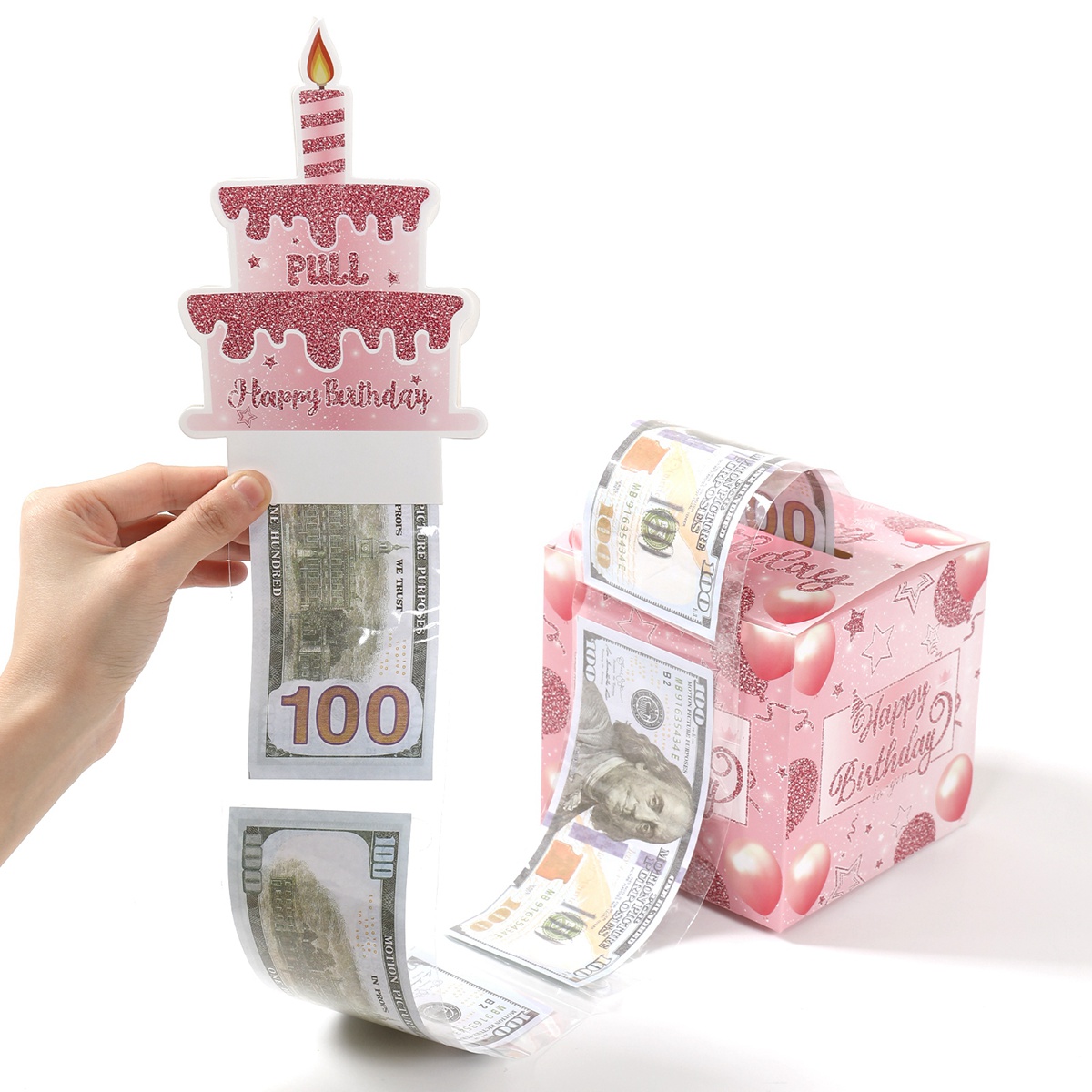 Kids Education Money - Salvadanaio di compleanno per contanti, scatole