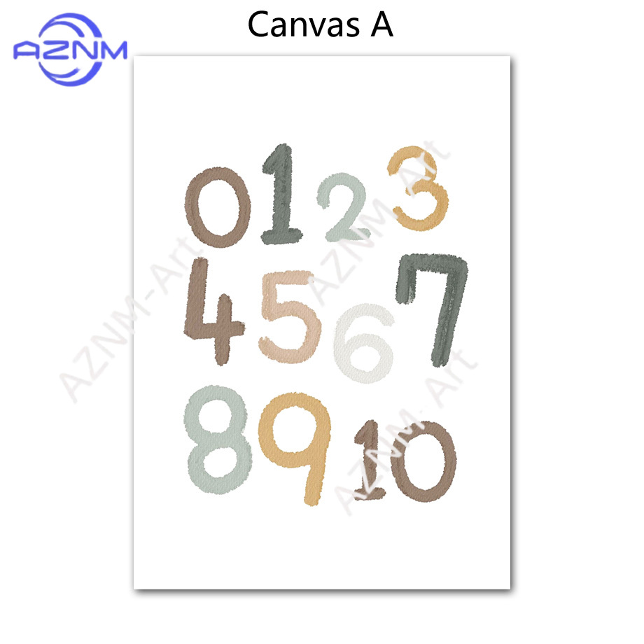 1/2 Pezzi Poster Educativi con - Kids Education Nursery recensione e prezzo
