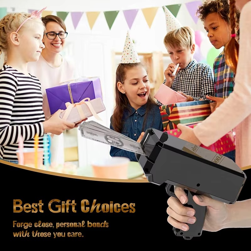 Spara denaro pistola giocattol - Kids Education Money recensione e prezzo