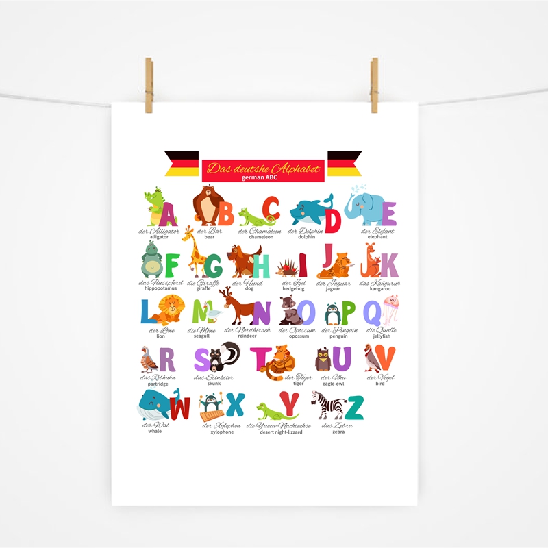 Tedesco Alfabeto con Gli Anima - Kids Education Nursery recensione e prezzo