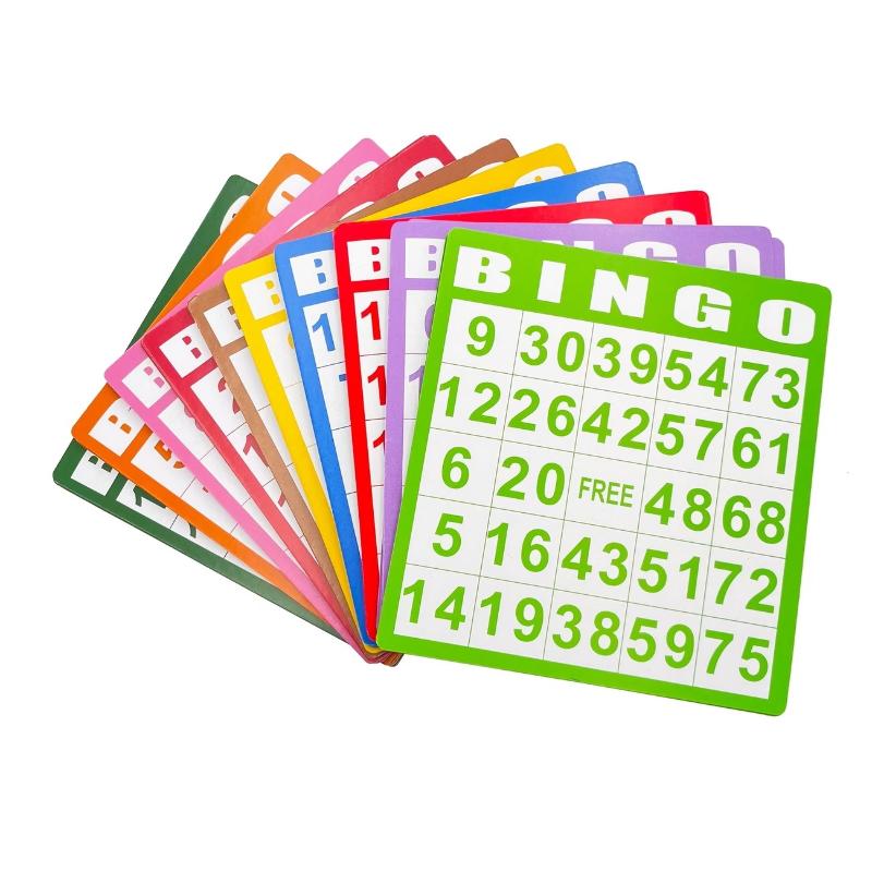 50/100 pezzi di carte da bingo - Kids Education Group recensione e prezzo