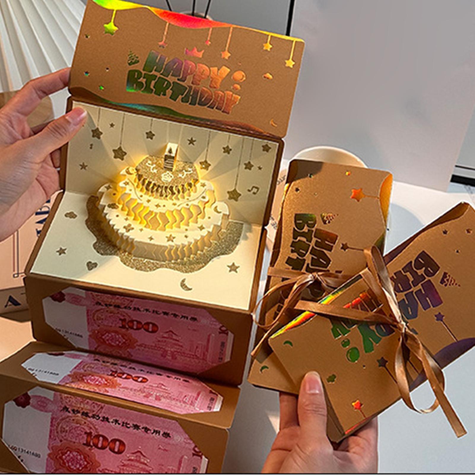 Busta 3D a forma di torta per  - Kids Education Money recensione e prezzo