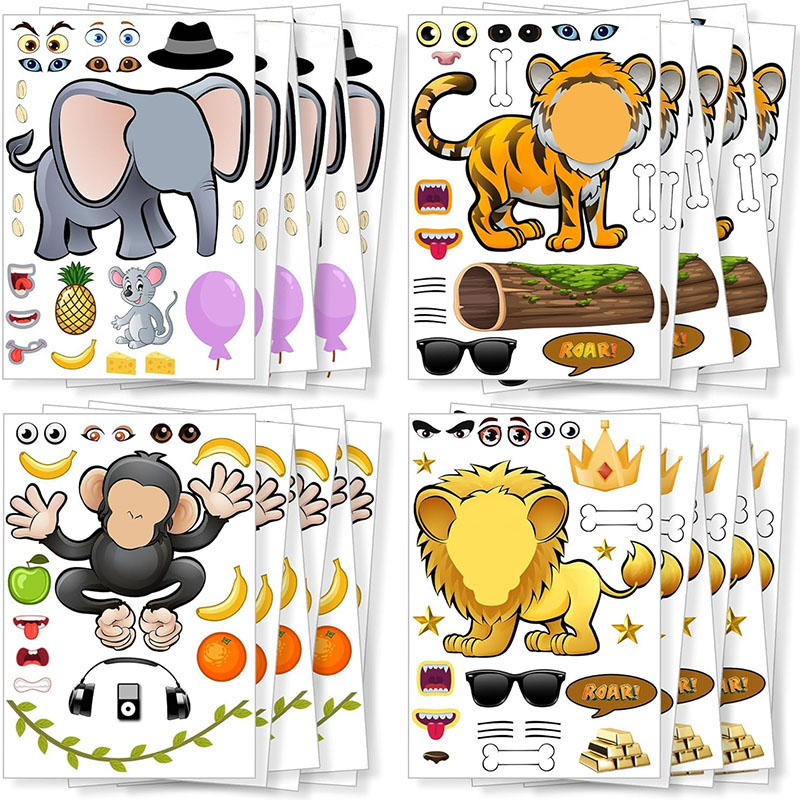 Cartoon Safari animali adesivi - Kids Education Money recensione e prezzo