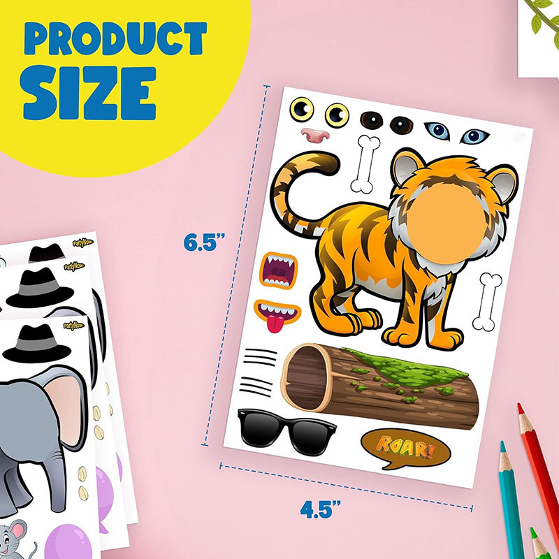 Cartoon Safari animali adesivi - Kids Education Money recensione e prezzo